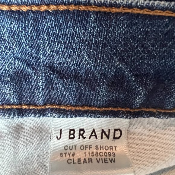 Cut Off Jean Shorts - J Brand in Clearview - Picture 8 of 10